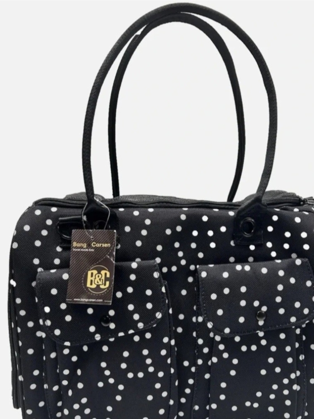 Bang & Carsen Polka Dot Pet Carrier Tote Bag